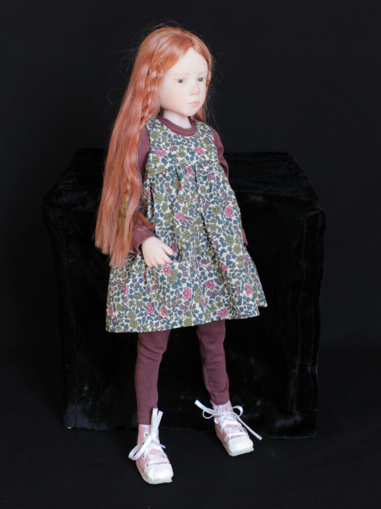Poupée de collection, sculpture figurative pièce unique Laurence Ruet