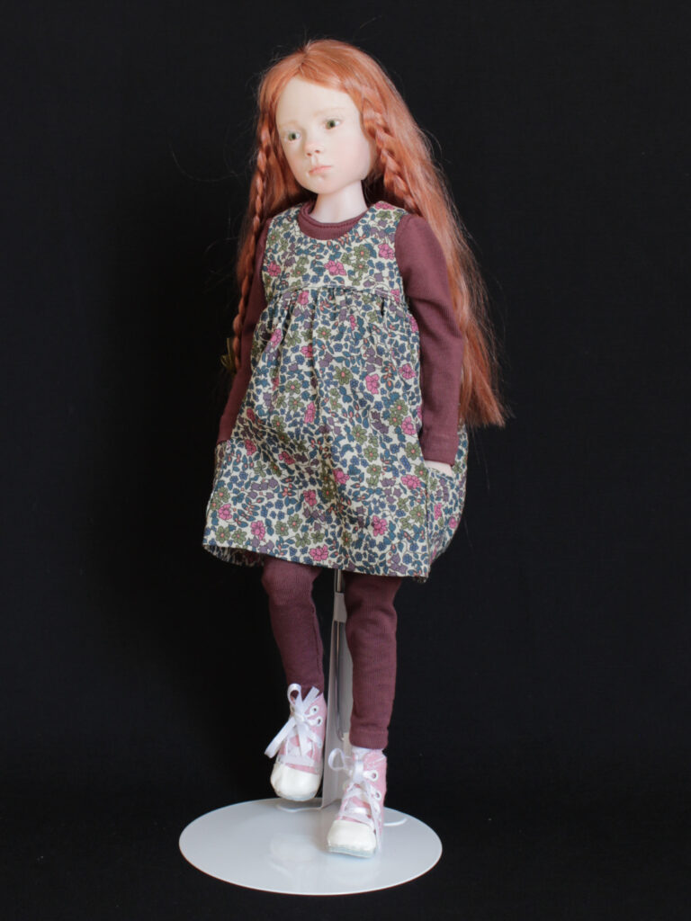 Poupée de collection, sculpture figurative pièce unique Laurence Ruet