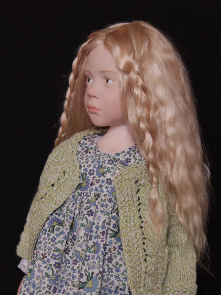 "Jumelles".Sculpture figurative de Laurence Ruet. Poupées de collection, pièces uniques.